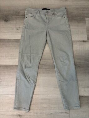 Liverpool Ankle Skinny Jeans Gray Petite 6/28 Stretch Denim